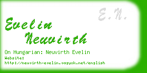 evelin neuvirth business card